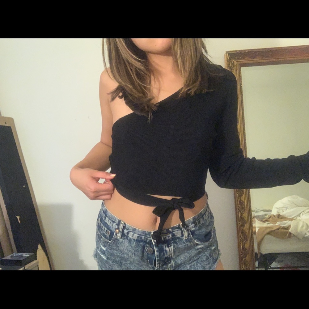 Zara one shoulder top